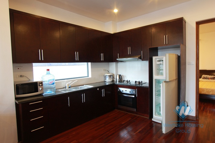 01 bedroom serviced apartment for rent in Dang Thai Mai, Tay ho, Hanoi